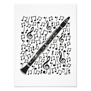Foto Clarinet Musical Notes Woodwind Music Teacher