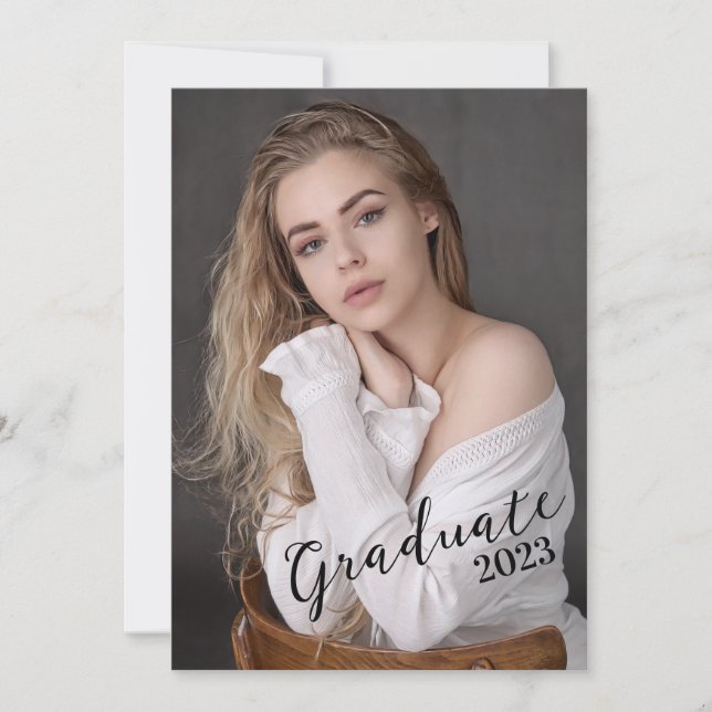 Foto Clase de la tarjeta de graduación 2023 (Anverso)