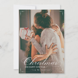 Foto clásica Feliz Navidad Feliz Año Nuevo