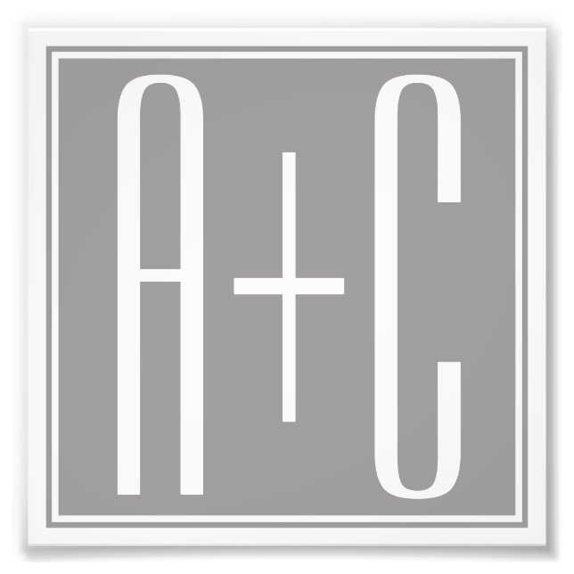 Foto Clásicas Parejas | Blanco y gris (Frente)