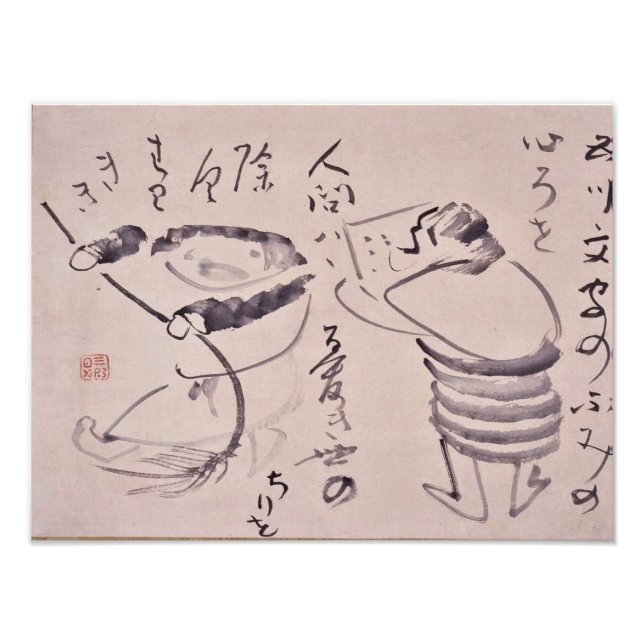 Foto Clásicos Zen - Gibon Sengai - Kanzan y Jittoku (Frente)