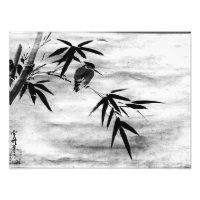 Clásicos Zen - Sesshu - Pájaro y Bambú