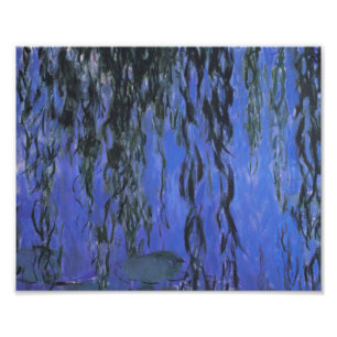 Foto Claude Monet - Agua-Lirios y sauce que llora