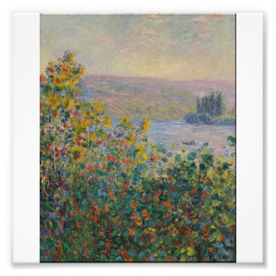 Foto Claude Monet - Camas Flores En Vetheuil
