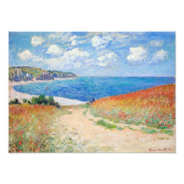 Foto Claude Monet - Camino en los campos de trigo de Po