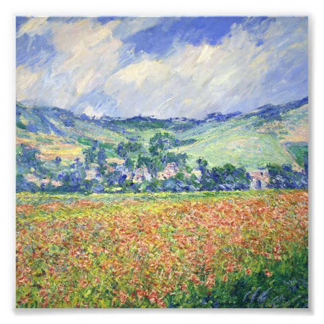 Foto Claude Monet - Campo De Adormidera, A Las Afueras  (Frente)