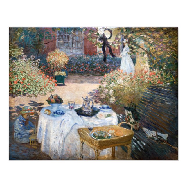 Foto Claude Monet - El almuerzo, el panel decorativo (Frente)