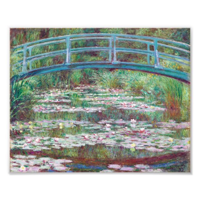 Foto Claude Monet El Puente De Fútbol Japonés (Frente)