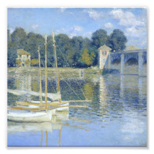 Foto Claude Monet - El Puente En Argenteuil