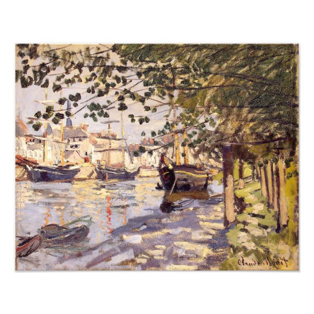 Foto Claude Monet. El Sena en Ruán (Frente)