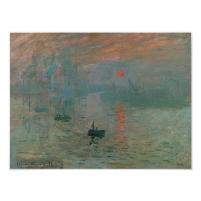 Foto Claude Monet - Impresión, amanecer (Frente)
