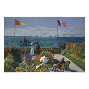 Foto Claude Monet - Jardín en Sainte-Adresse