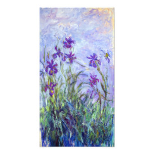 Foto Claude Monet - Lilac Irises / Iris Mauves