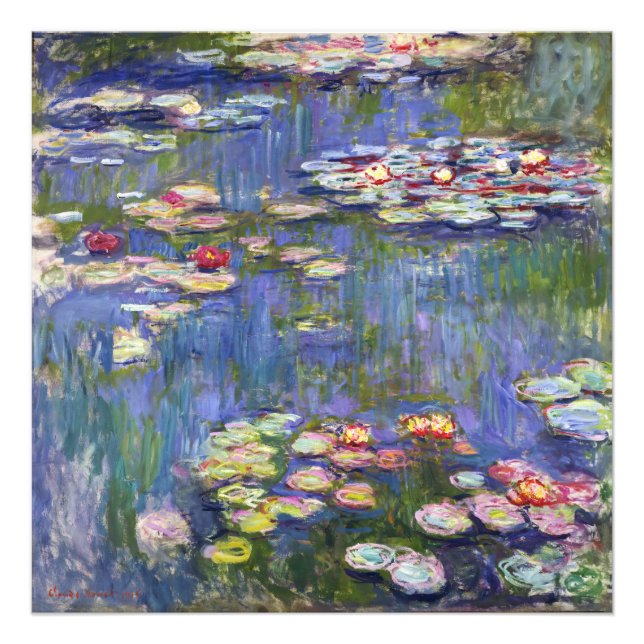 Foto Claude Monet - Lilies de agua / Nympheas (Frente)