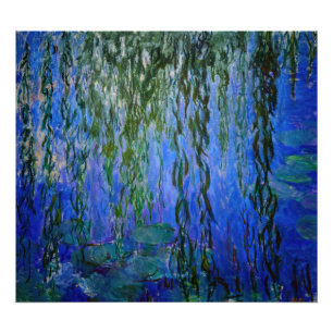 Foto Claude Monet - Lilis de agua con sauce lloroso
