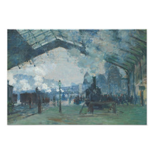 Foto Claude Monet - Llegada del tren de Normandía