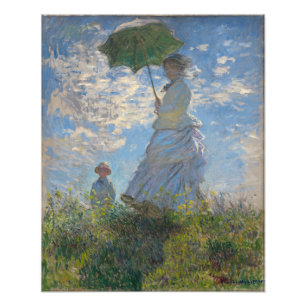 Foto Claude Monet Mujer con un Paraguas Arte Refinado
