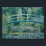 Foto Claude Monet - Nieves por el agua y puente japonés<br><div class="desc">Water Lilies y el Puente Japonés por Claude Monet, 1899. Claude Monet fue fundador de la pintura impresionista francesa, y el profesional más consistente y prolífico de la filosofía del movimiento de expresar las propias percepciones antes que la naturaleza, especialmente cuando se aplicaba a la pintura de paisaje al aire...</div>