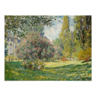 Foto Claude Monet - Paisaje: El Monceau del Parque
