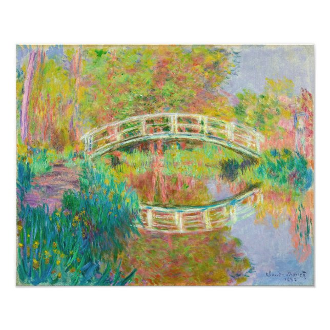 Foto Claude Monet - Puente de futbol japonés, Giverny (Frente)