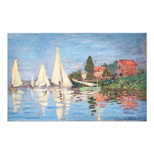 Foto Claude Monet - Regatas en Argenteuil (Frente)