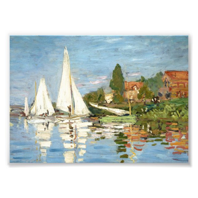 Foto Claude Monet Regattas at Argenteuil (Frente)