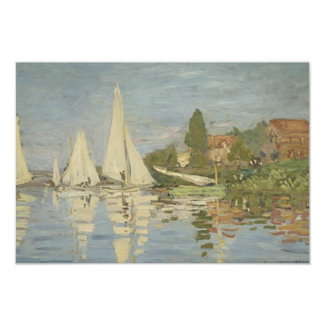 Foto Claude Monet - Regattas en Argenteuil (Frente)