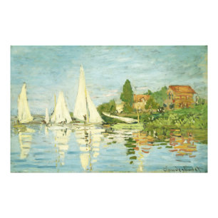 Foto Claude Monet. Regattas en Argenteuil