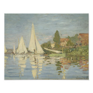 Foto Claude Monet - Regattas en Argenteuil