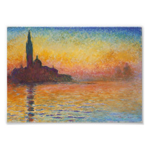 Foto Claude Monet - San Giorgio Maggiore en Dusk