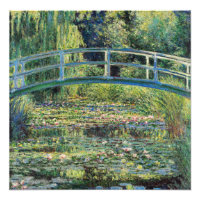 Claude Monet - Water Lily Pond y Puente Japanés