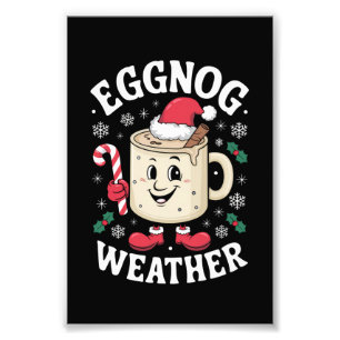 Foto Clima de Ponche de Huevo Navidad Retro Navidad