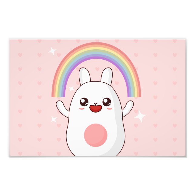 Foto Clísico arcoiris de Kawaii (Frente)