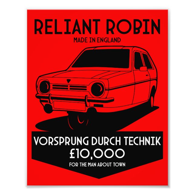 Foto Coche de tres ruedas de Robin Reliant (Frente)
