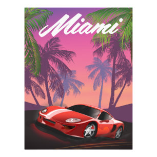Foto coche deportivo de Miami años 90