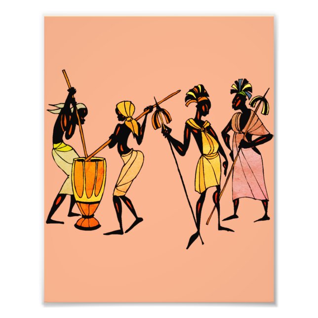 Foto Cocina y danza de las mujeres africanas (Frente)