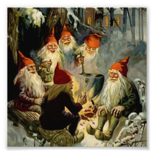Foto "Cocinando fuego de fuego" Elves de Jenny Nystrom