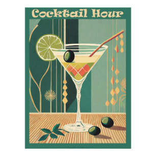 Foto Cocktail Hour Mid Century Martini Moderno