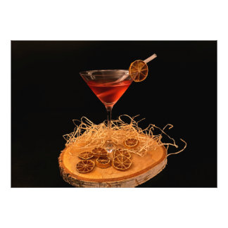 Foto Cocktail Zitrone Granatapfel