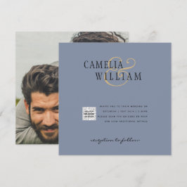 FOTO Código QR de Invitación de Boda Guardar Fecha
