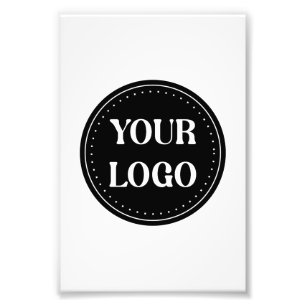 Foto Código QR negro elegante y elegante