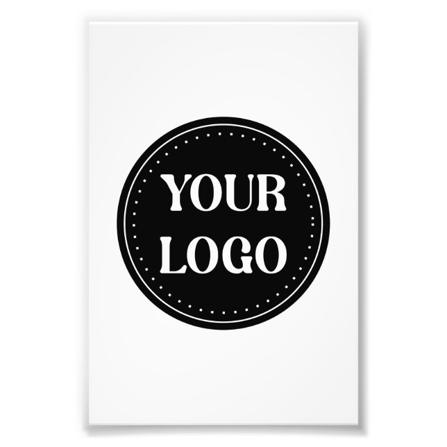 Foto Código QR negro elegante y elegante (Frente)