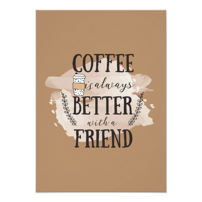 Foto Coffee Lover Coffee Better With Friends (Frente)