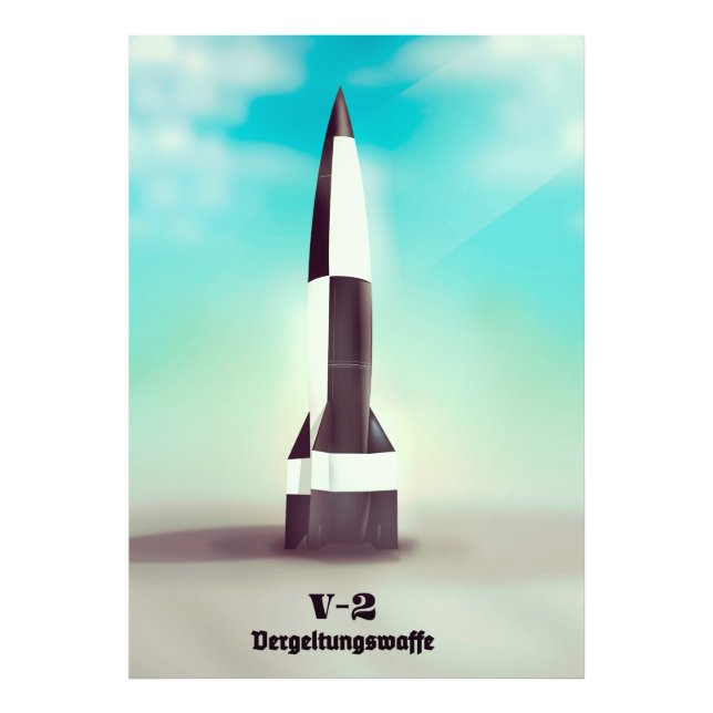 Foto Cohete Vergeltungswaffe V2 (Frente)