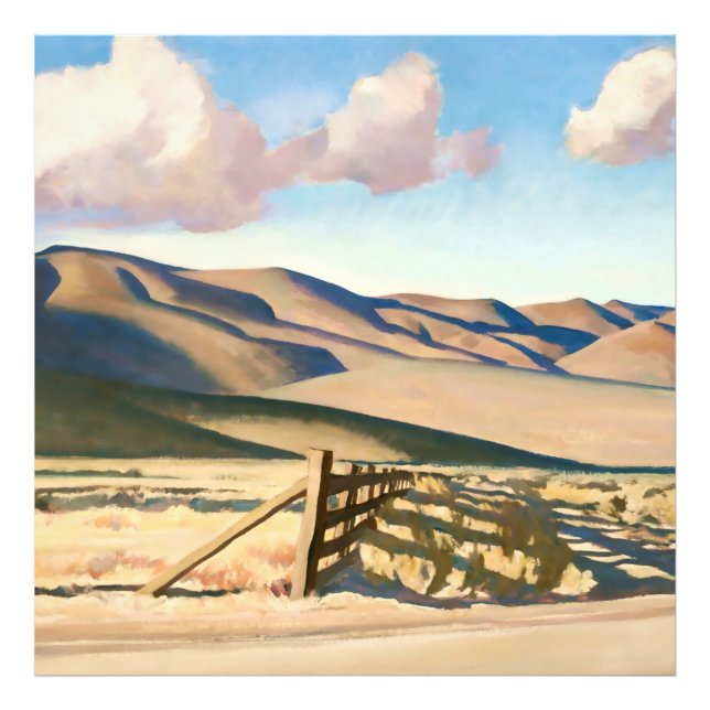 Foto “Colinas de Nevada” de Maynard Dixon (Frente)