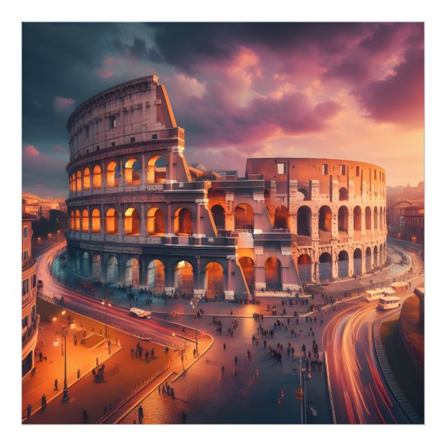 Foto Coliseo Roma Italia Viajes Antiguos (Frente)