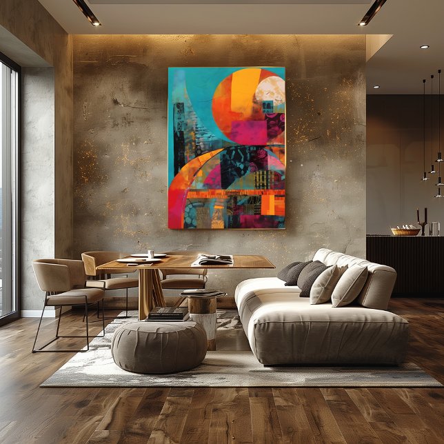 Foto Collage Abstracto de Círculos Coloridos (Subido por el creador)