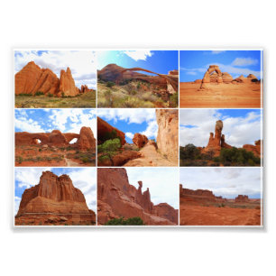 Foto Collage del Parque Nacional Arches