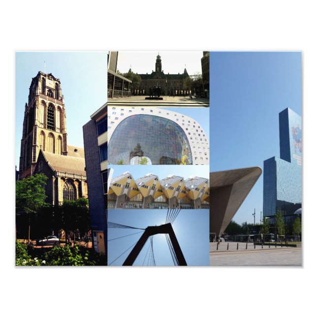 Foto Collage fotográfico Rotterdam 1 (Frente)
