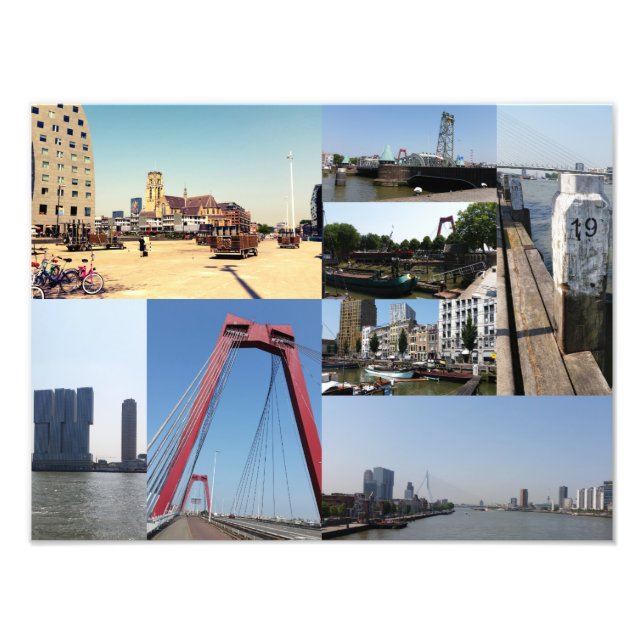 Foto Collage fotográfico Rotterdam 2 (Frente)